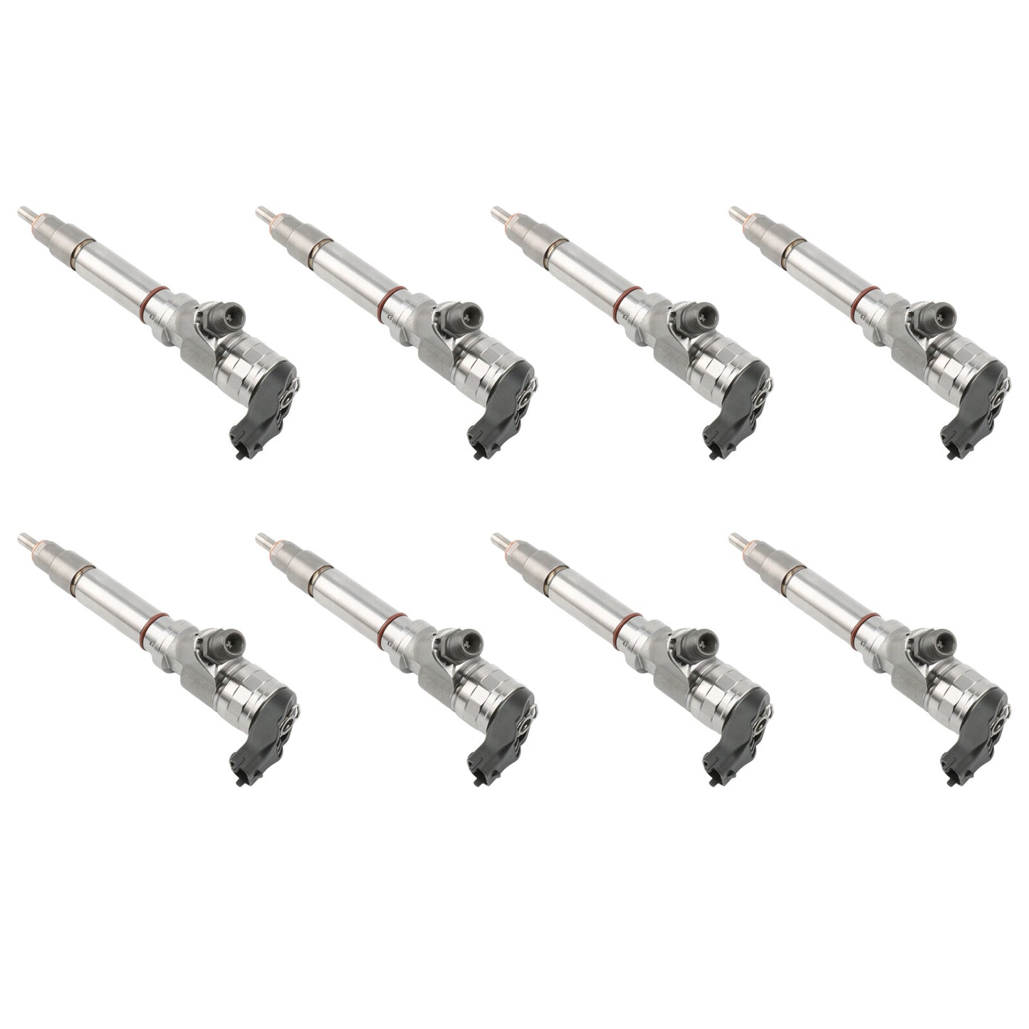8-pack of fuel injectors for 2004-2005 for Chevrolet 6.6L Duramax LLY 0445120027