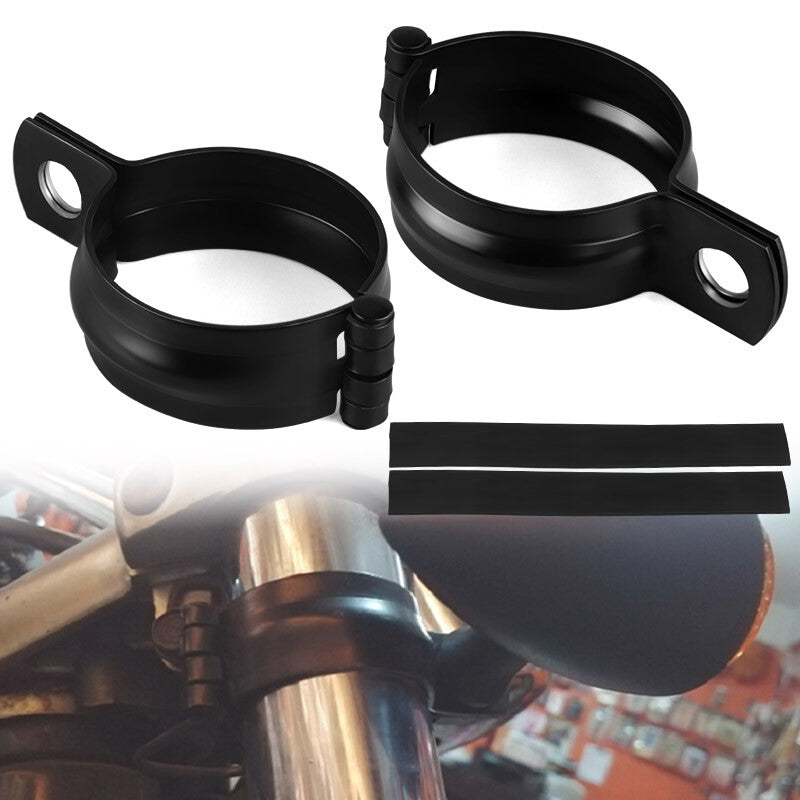 37mm-50mm Front Fork tube 10mm Motorcycle Turn Signal Clamp Mount Holder Bracket