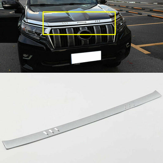 for Toyota Prado FJ150 LC150 2018-21 Chrome Hood Bonnet Molding Strip Cover Trim