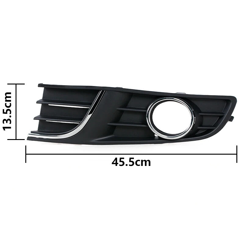 Left Fog Light Lamp Cover Bumper Grille Front Bumper Grill for VW Polo 2011-2013