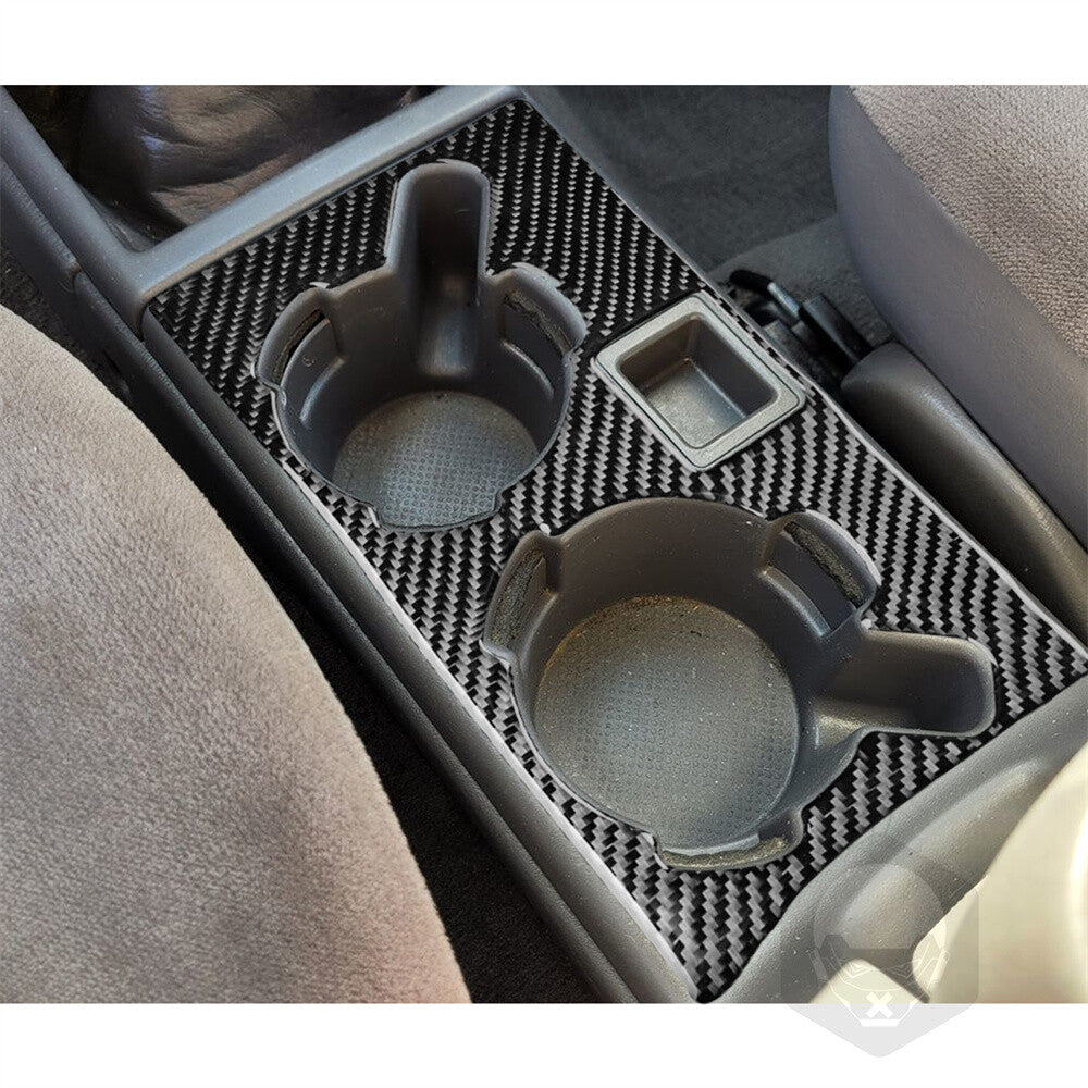 Carbon Fiber Water Cup Holder Panel Trim for Toyot@ Tacom@ 2001-2004 Accessories