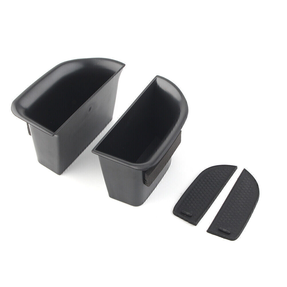 Front Door Handle Armrest Storage Box Tray Bin Kit for Lincoln MKC 2013-2018 Car