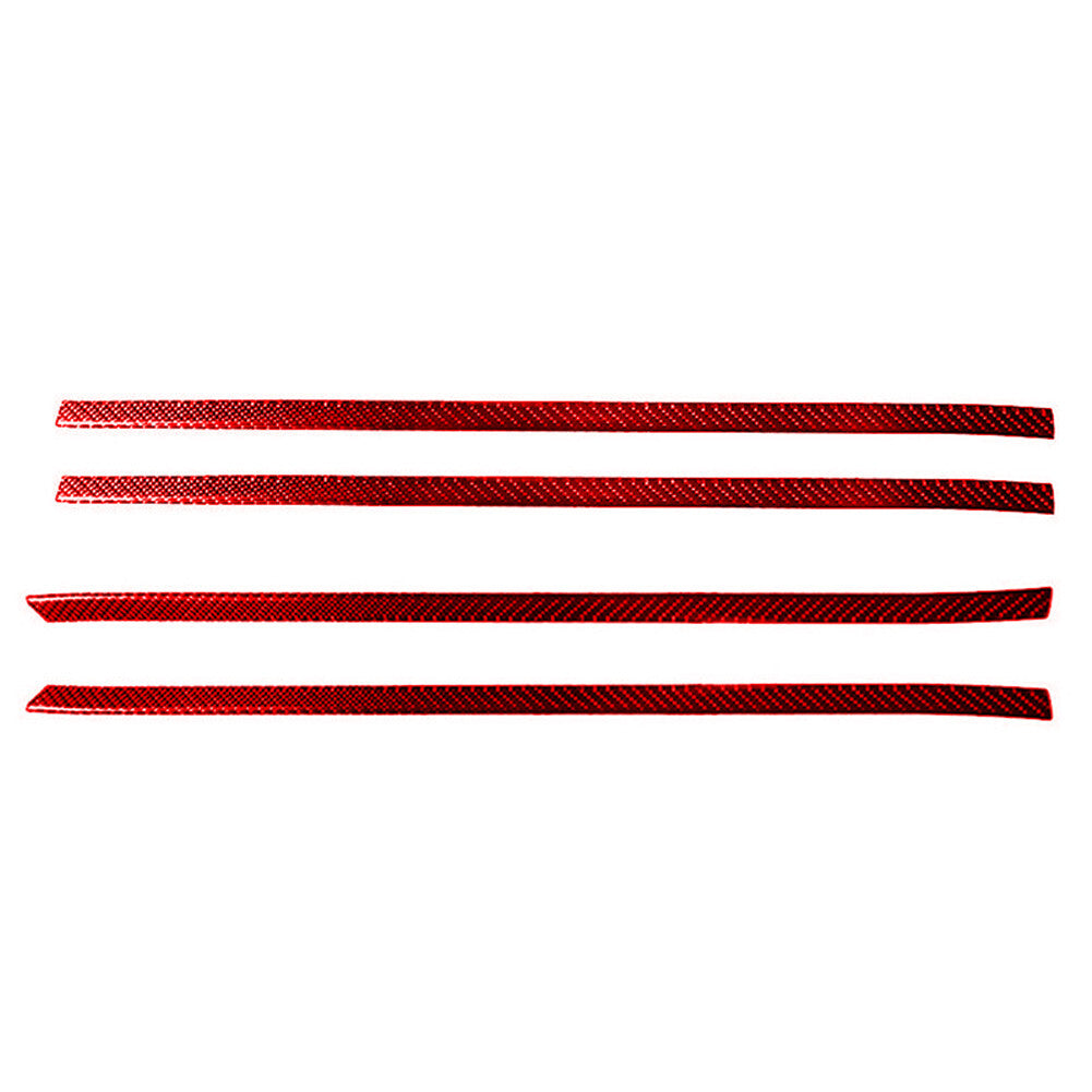 4Pcs for Suzuki Grand Vitara 2006-2013 Carbon Fiber Door Panel Decoration Trim