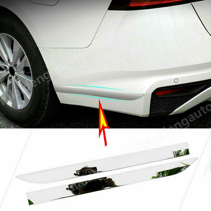 for Nissan Teana Altima 2019-2022 Chrome Rear Bumper Guard Corner Molding Covers