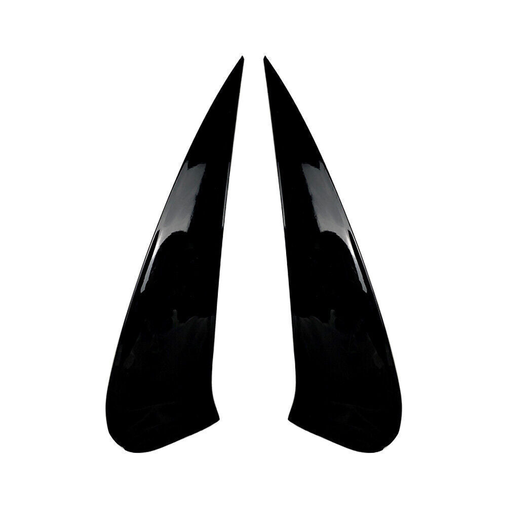 2x Rear Bumper Canards Air Vent Trim for Benz GLE Coupe C167 GLE350 GLE450 Black