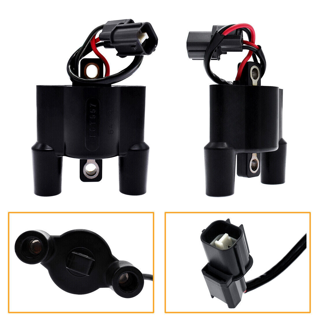 for Yamaha Outboard for Kawasaki STX-12F Ignition Coil Pack 63P-82310-01-00 F6T557
