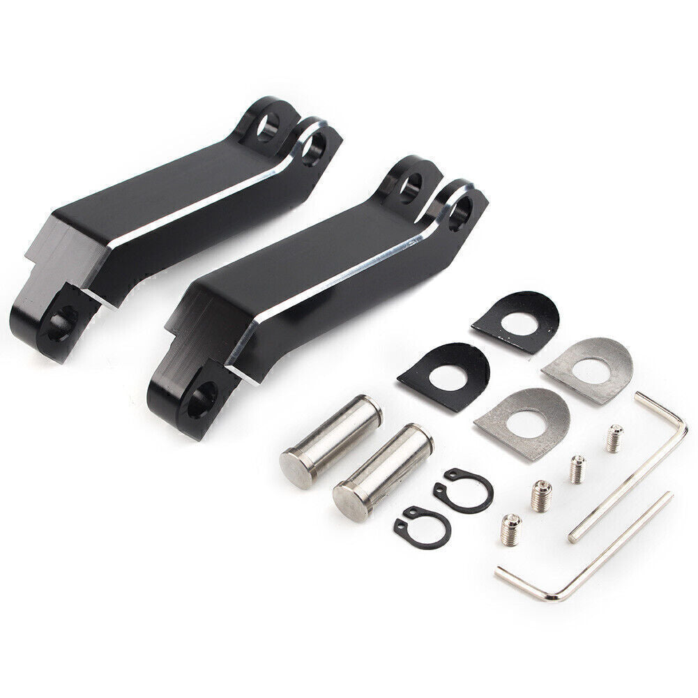 Cut Male Mount Foot Peg Extensions for Harley Sportster Softail Road King