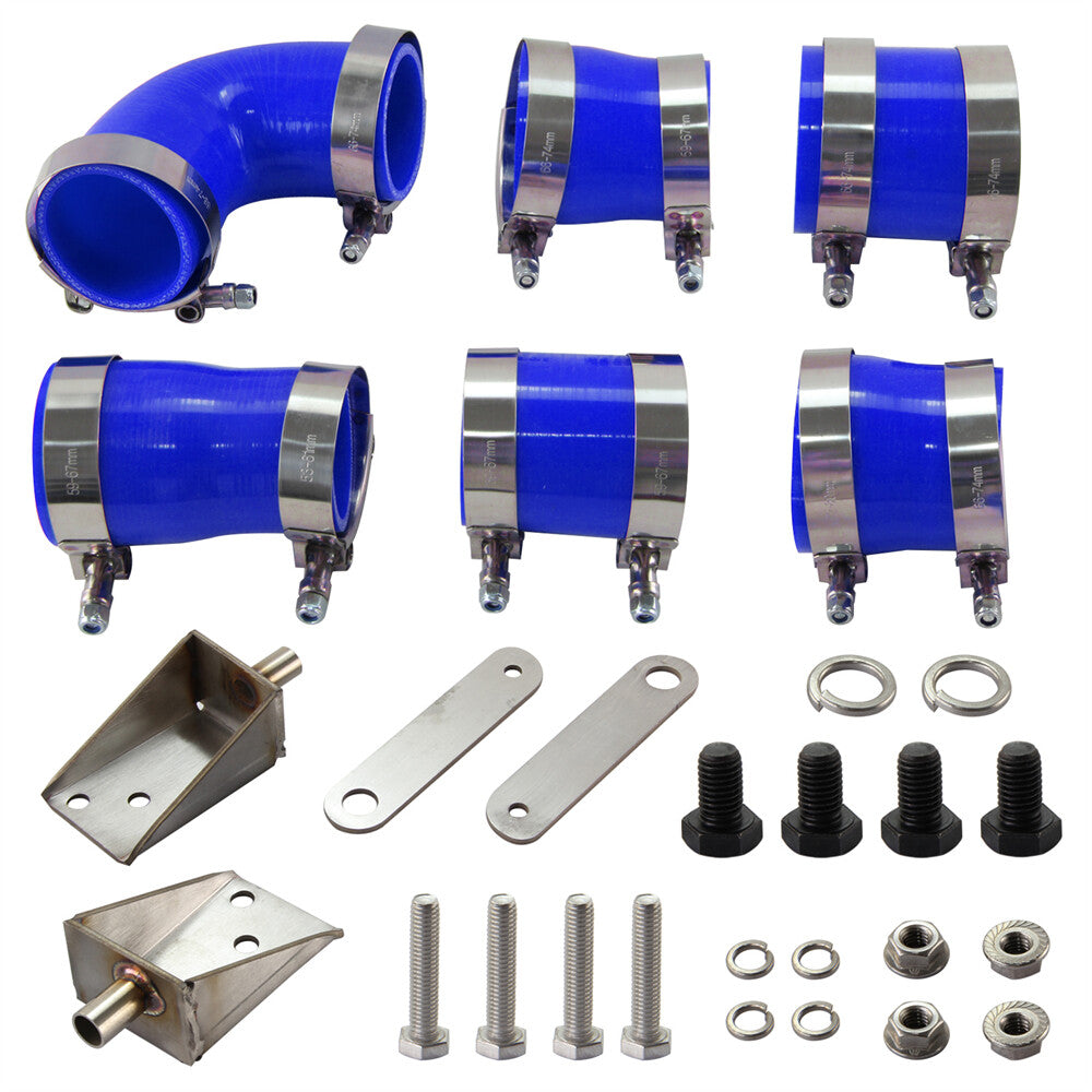 Front Mount Intercooler Piping Kit for Hyundai for Genesis 2.0T Turbo 2010-2012 Blue