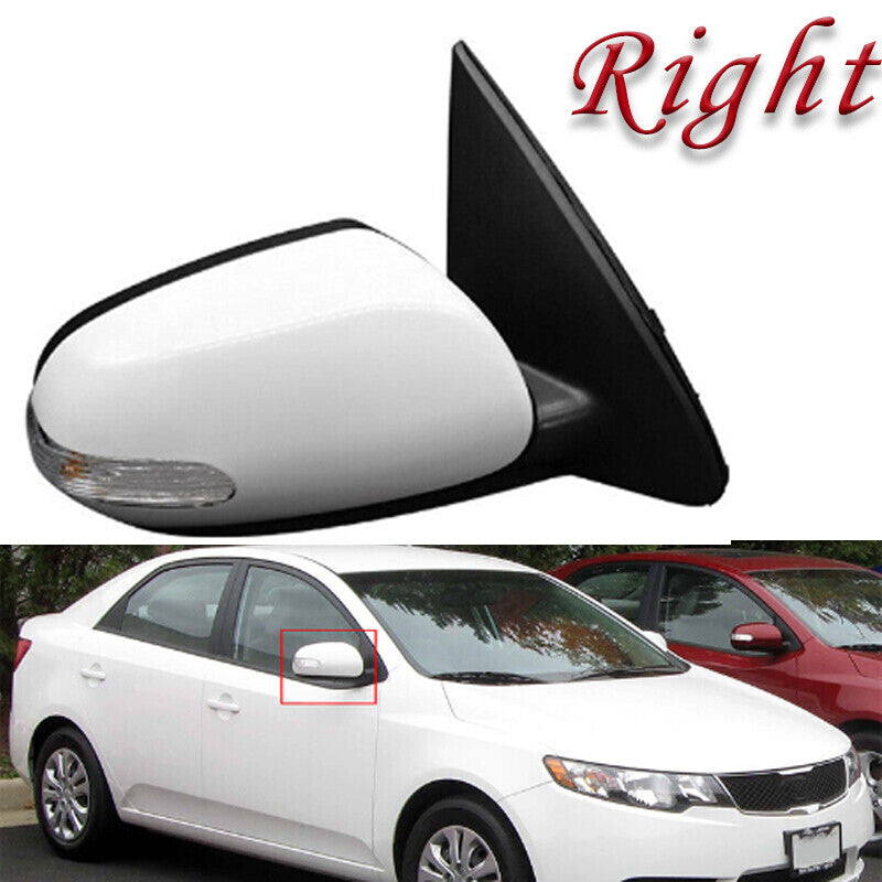 1Pcs Right Power Heated Fold Turn Signal Assemblys for Kia Forte 2009 2010-2013