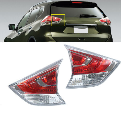 Pair Inner Rear Bumper Tail Stop Brake Light for NISSAN X-TRAIL T32 2014-2016