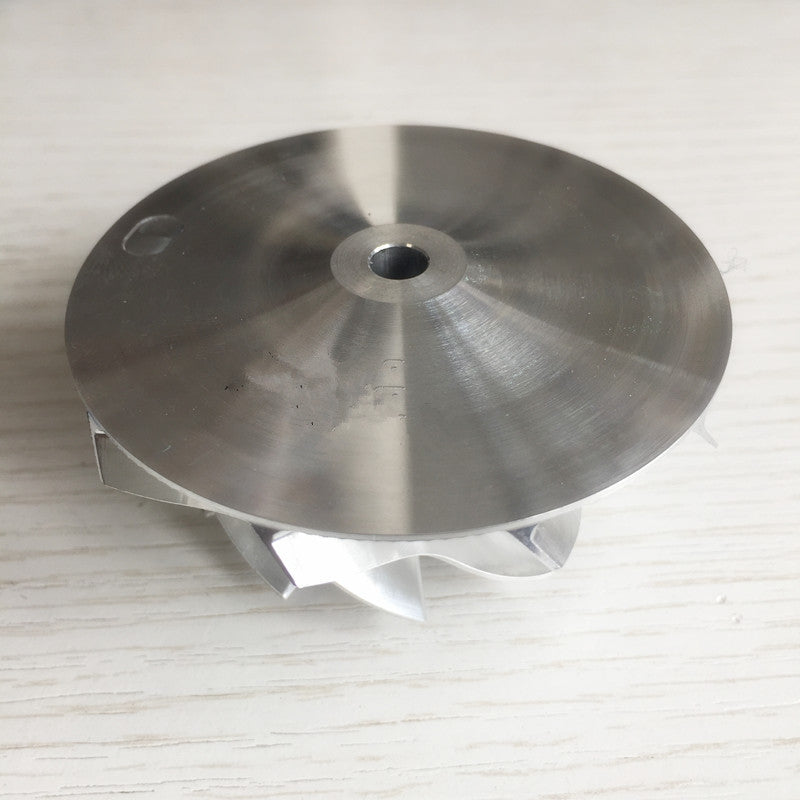 GT28 49.70/67.40 mm 10+0 Blade Turbine Milling/Blank Compressor Wheel