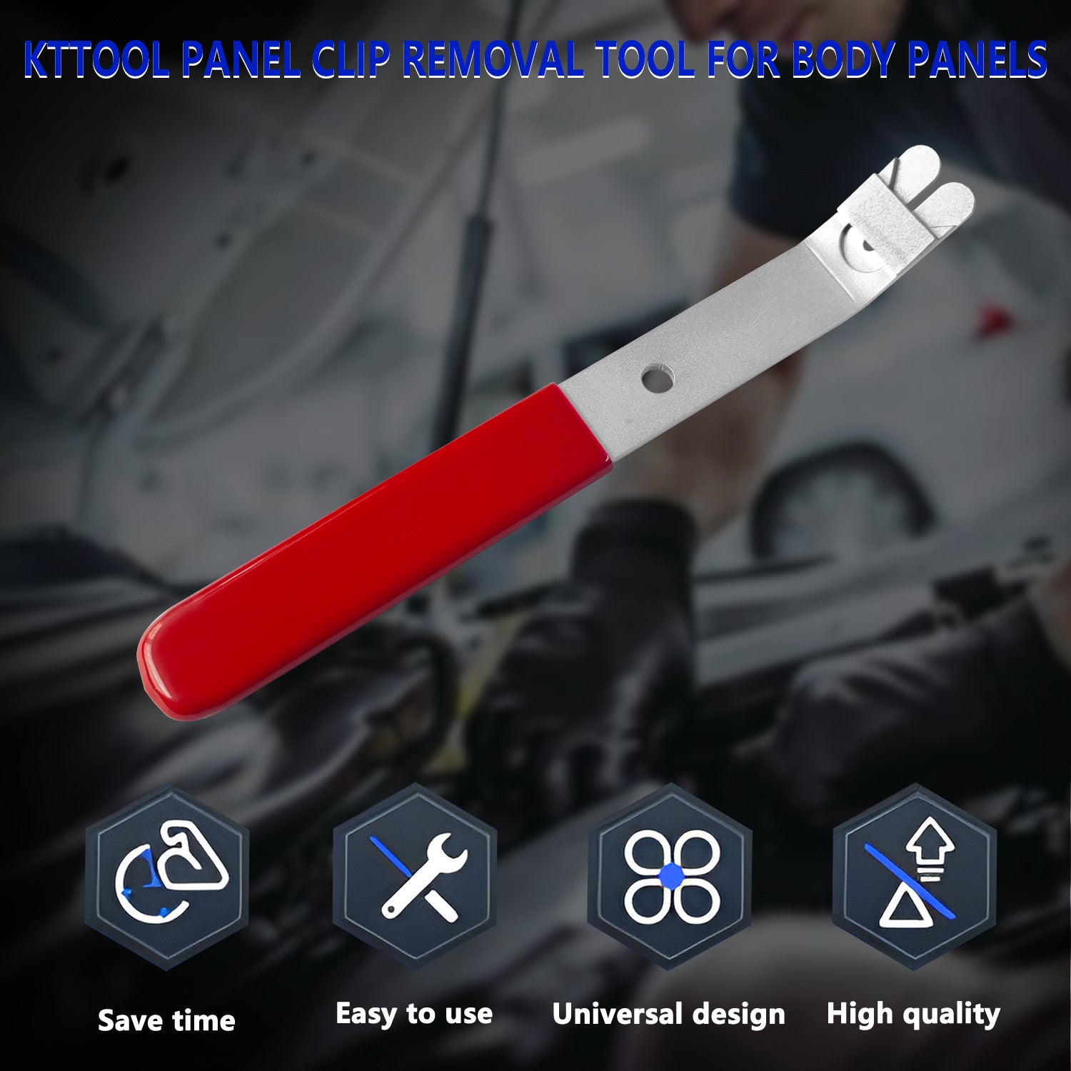 T40280 Panel Clip Removal Wrench Body Kit for VW for Audi for Skoda for Porsche for Benz for Tesla