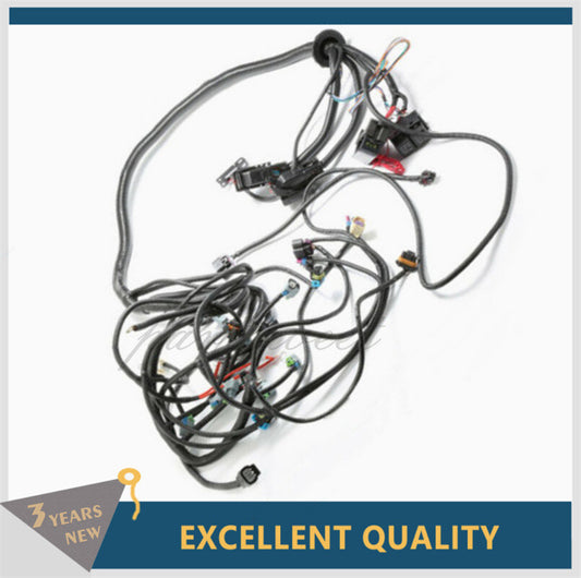 For 2006-2015 LS3 LS2 6.2L STANDALONE HARNESS TR6060/ T56 58X DRIVE BY WIRE DBW