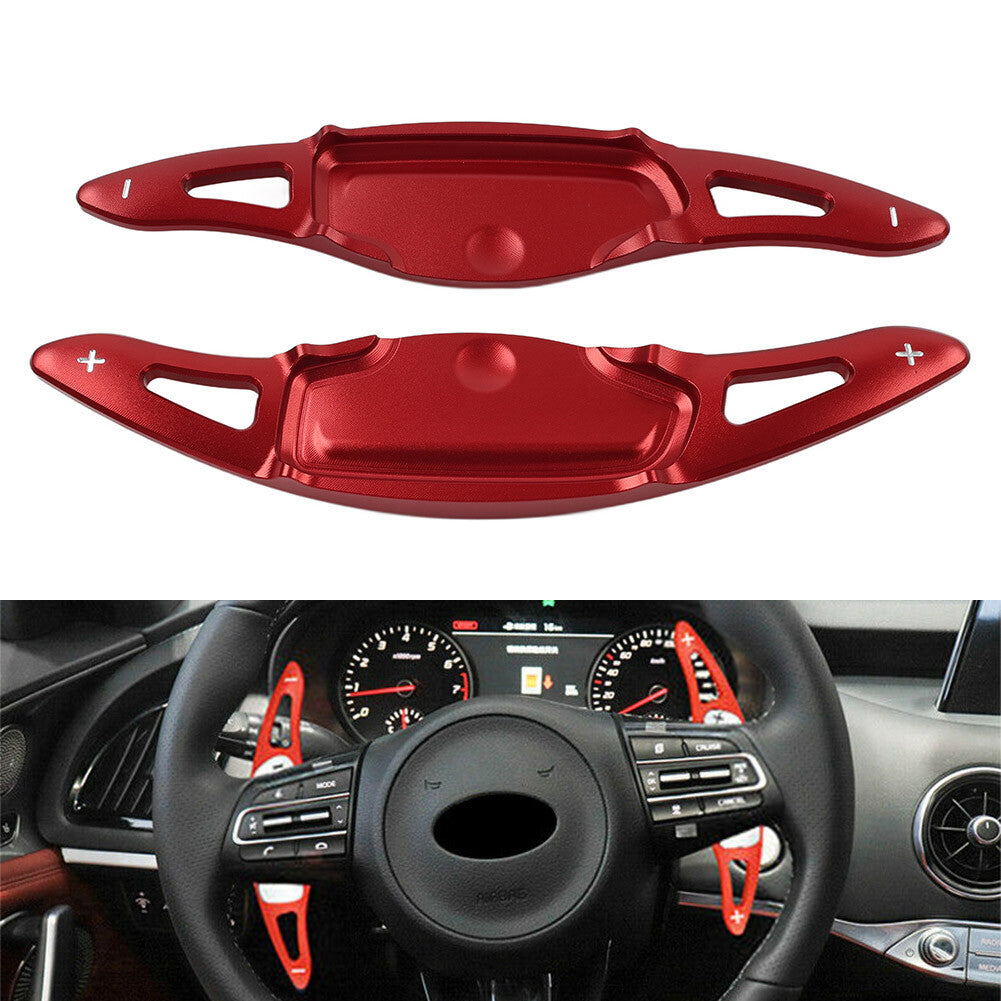 Extended aluminum steering wheel paddle shifter for Kia Stinger CK K8 18-up