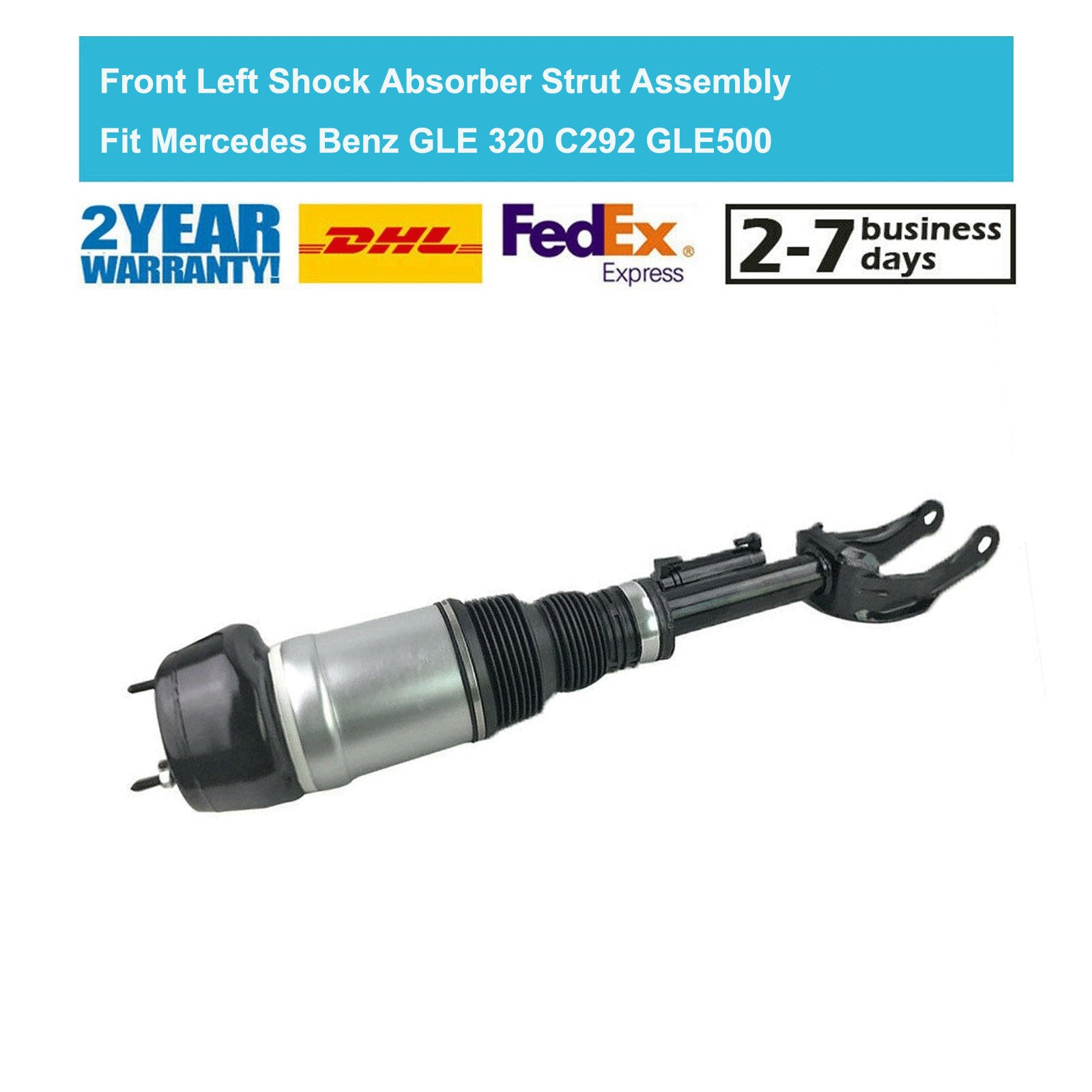 for Mercedes C292 W166 GLE 320 400 4MATIC Front Left Air Suspension Strut ADS