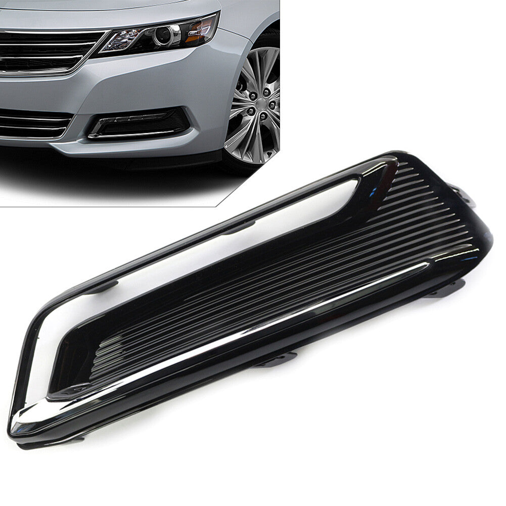 Car Front Bumper Fog Light Lamp Cover Left Fit for Chevrolet Impala 2014-20 ABS Auto