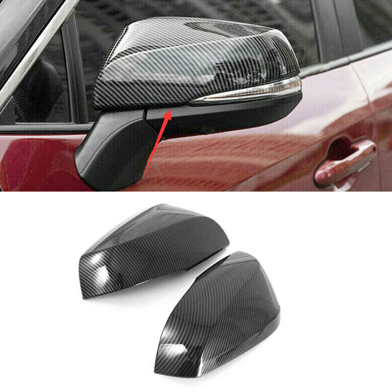Dual carbon fiber side mirror cap trim for 2020-2022 for Toyota Highlander