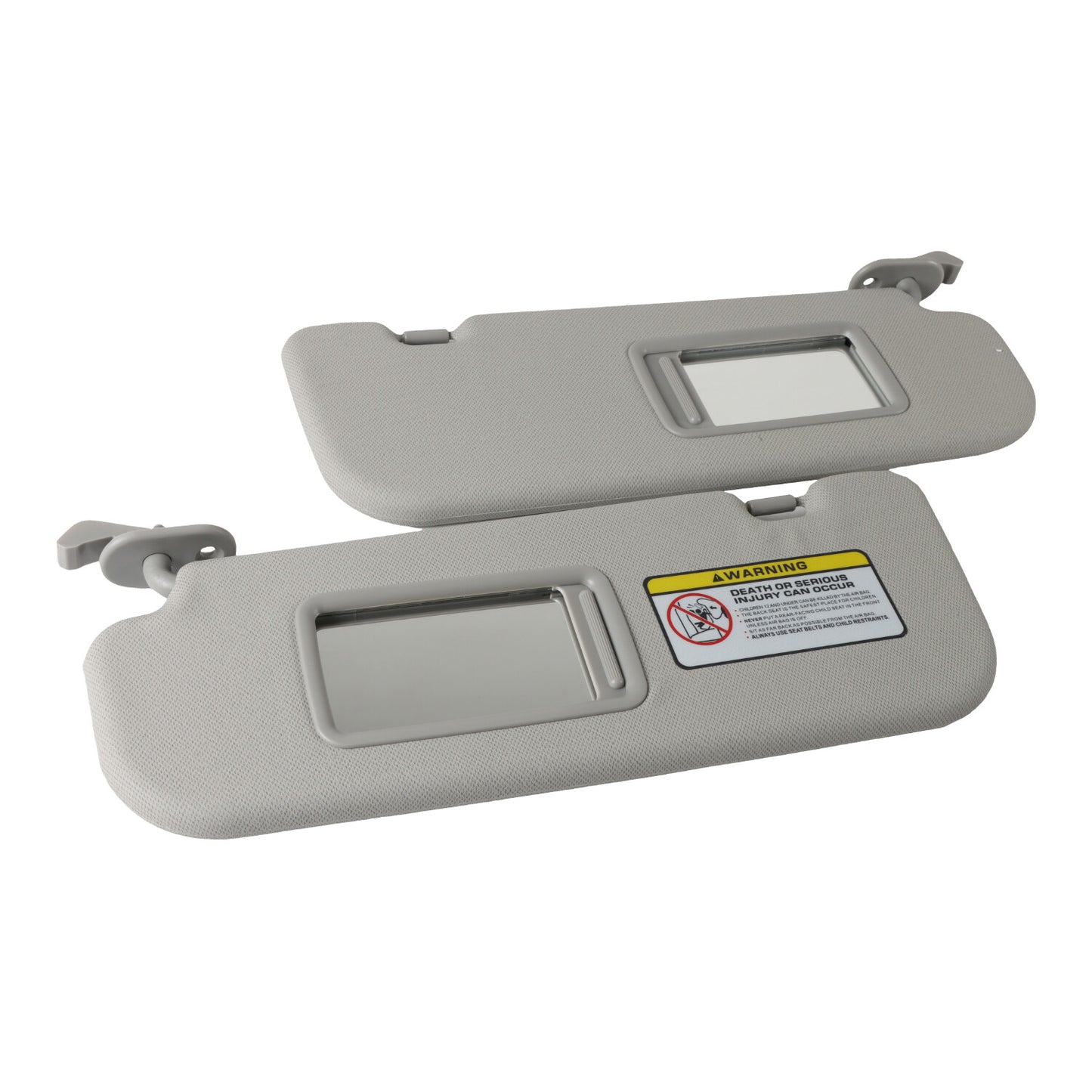 2X Gray Sun Visor For 2011-2015 for Hyundai for Elantra MD 852103X000TX 852203X000TX