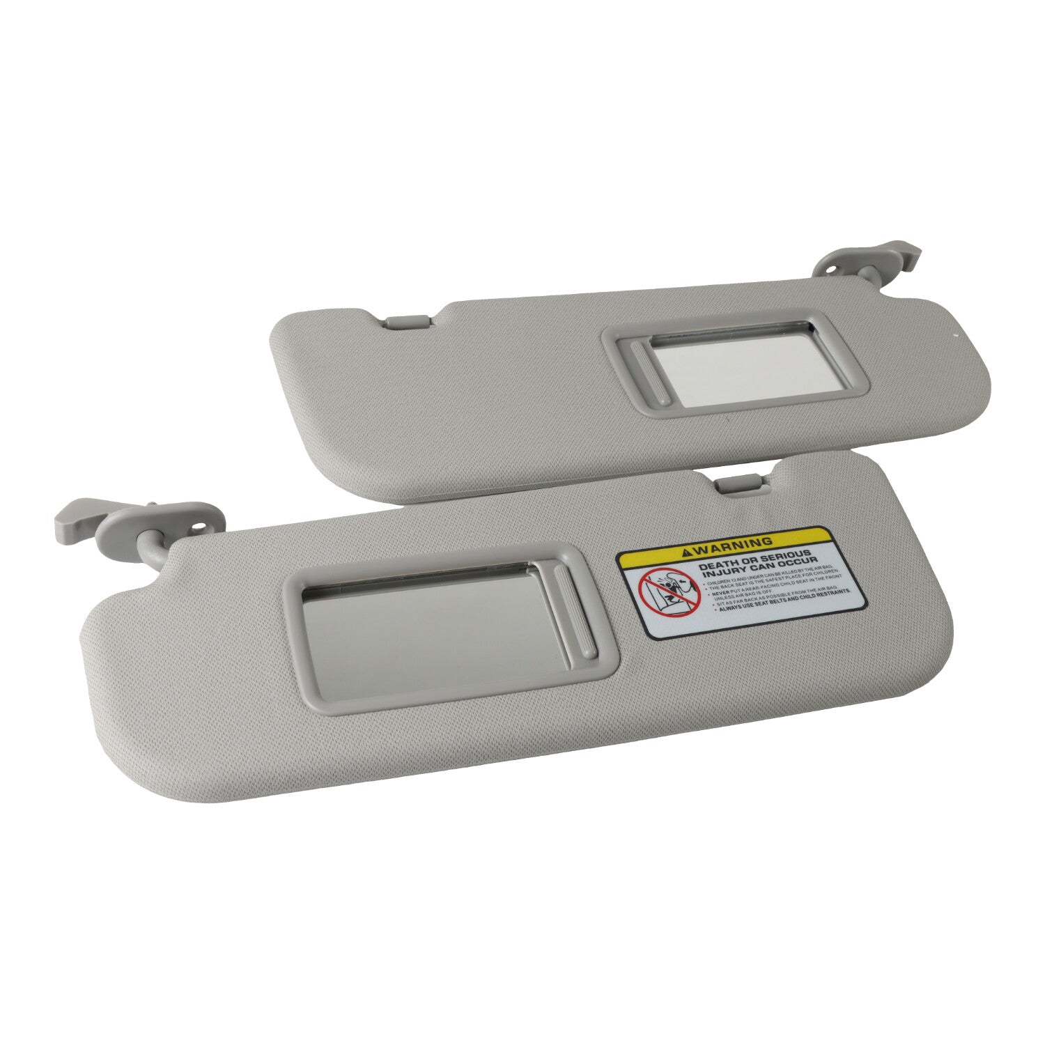 2X Gray Sun Visor For 2011-2015 for Hyundai for Elantra MD 852103X000TX 852203X000TX