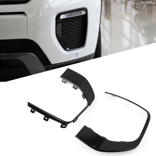 Front Fog Light Lamp Surround Trim Fit for Land Rover for Range Rover Evoque 2016-2019