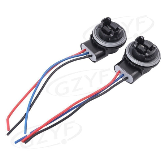 3156 3056 3456 4156 Car Bulb Socket Turn Signal Light Harness Wire Plug Adapter