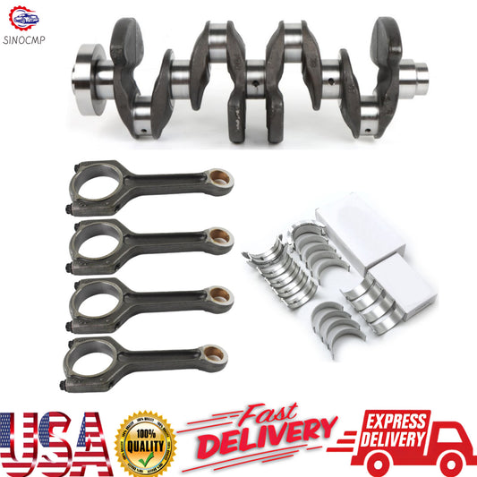 Crankshaft Assy 4x Connect Rod MainRod Bearing Set for B-MW N46B20A 11247589533