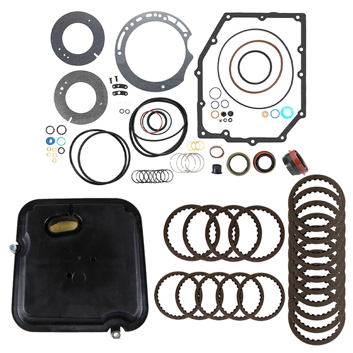 New 42RLE Transmission Master Rebuild Kit Gaskets Friction Steel Plates Set 03