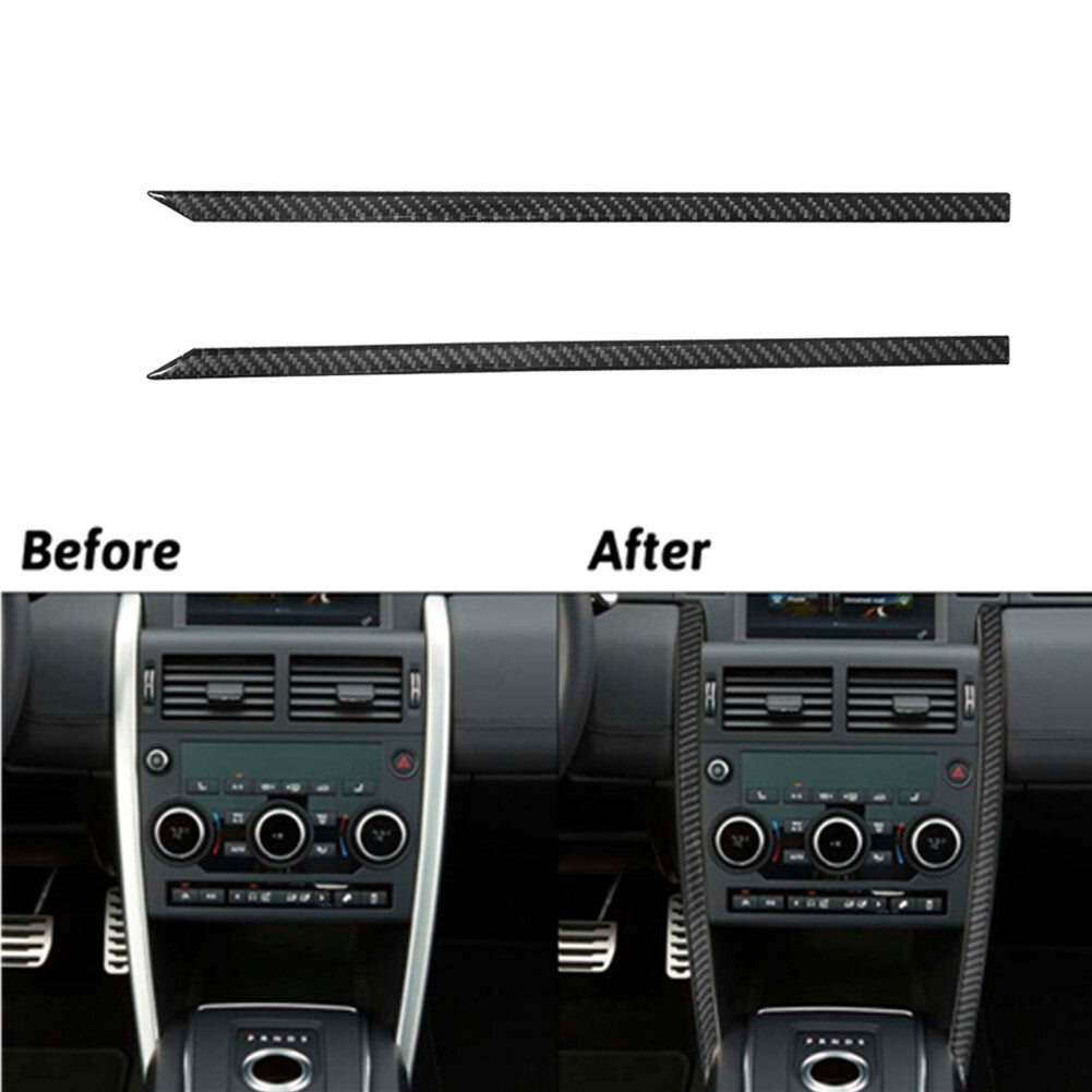 Carbon Fiber Radio R&L Side Cover Strip for Land Rover Discovery Sport 2015-2019