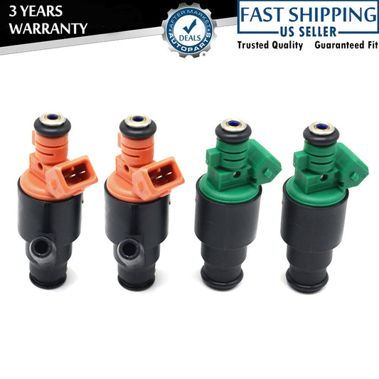 4-pack of fuel injector nozzles suitable for 95-02 for Kia Sportage 2.0L 0280150504 0280150502