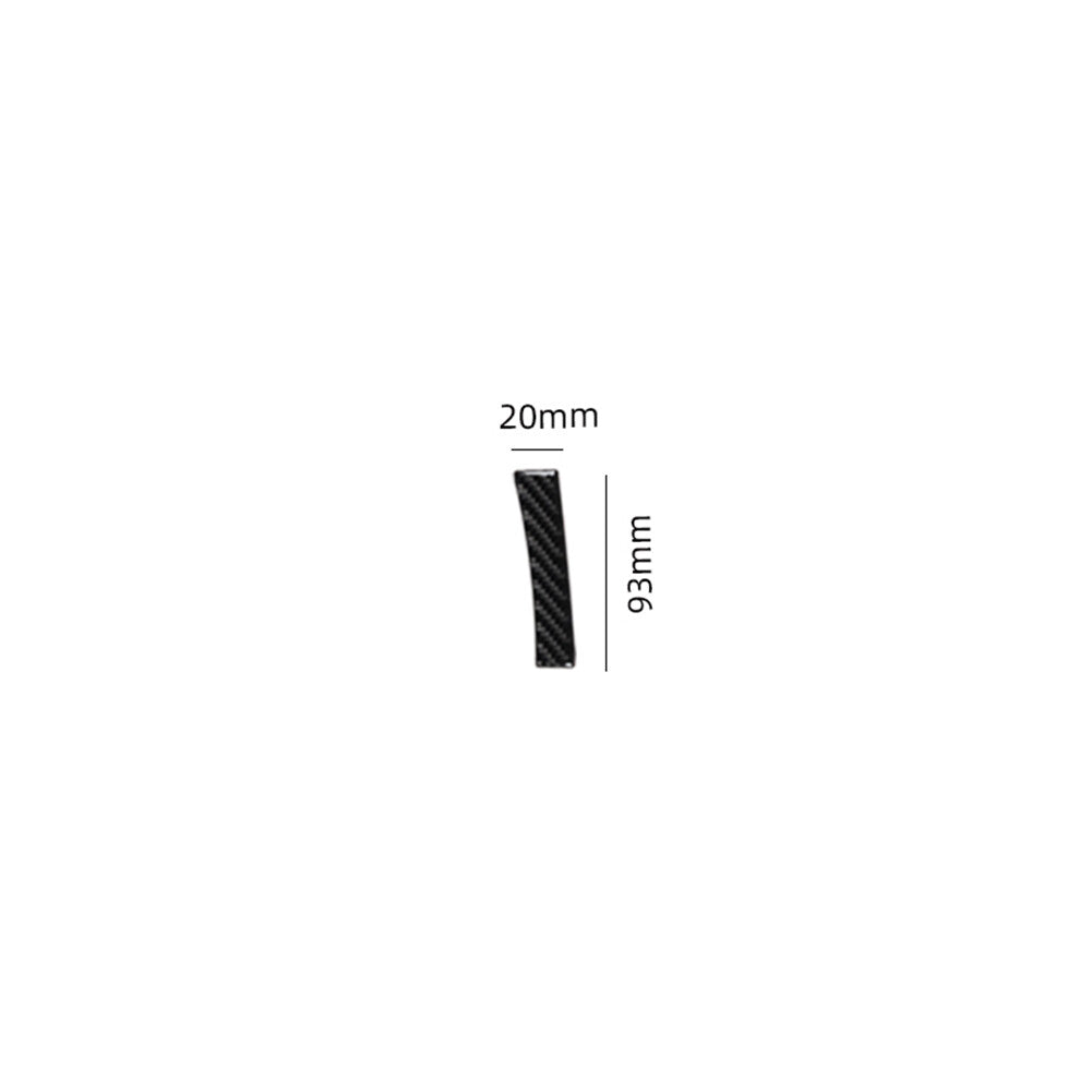 Carbon fiber left from glove compartment trim for 2012-2015 for Fiat 500