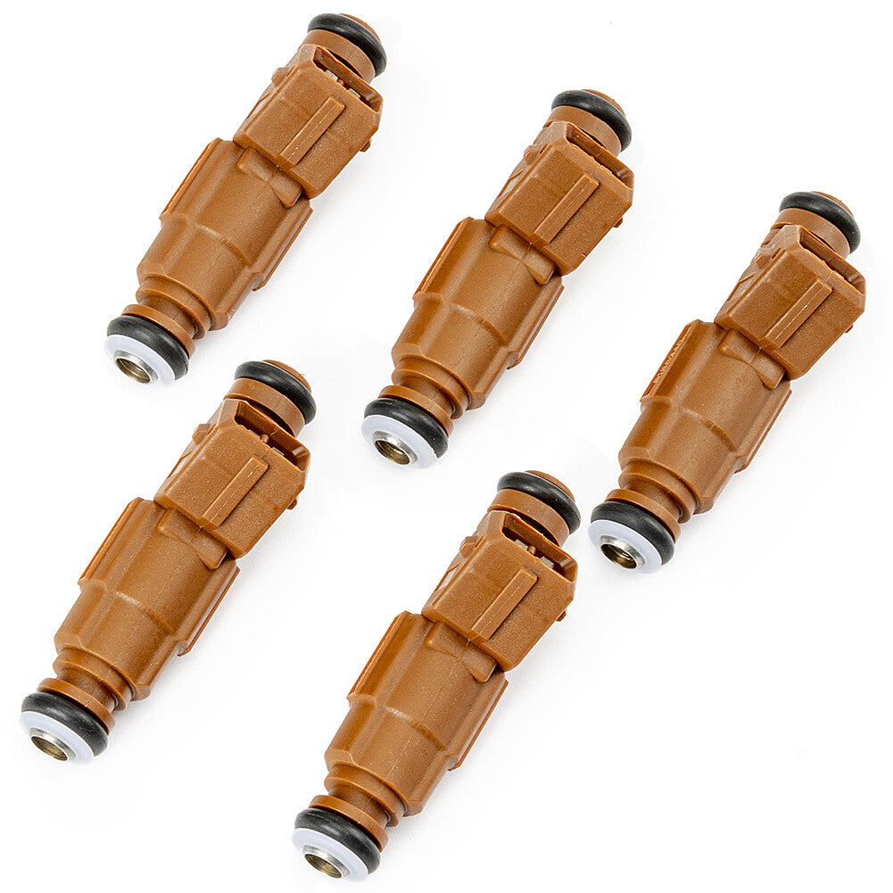 Set of 5 Fuel Injectors 0280155831 for Volvo S60 S80 C70 V70 Xc70 Xc90