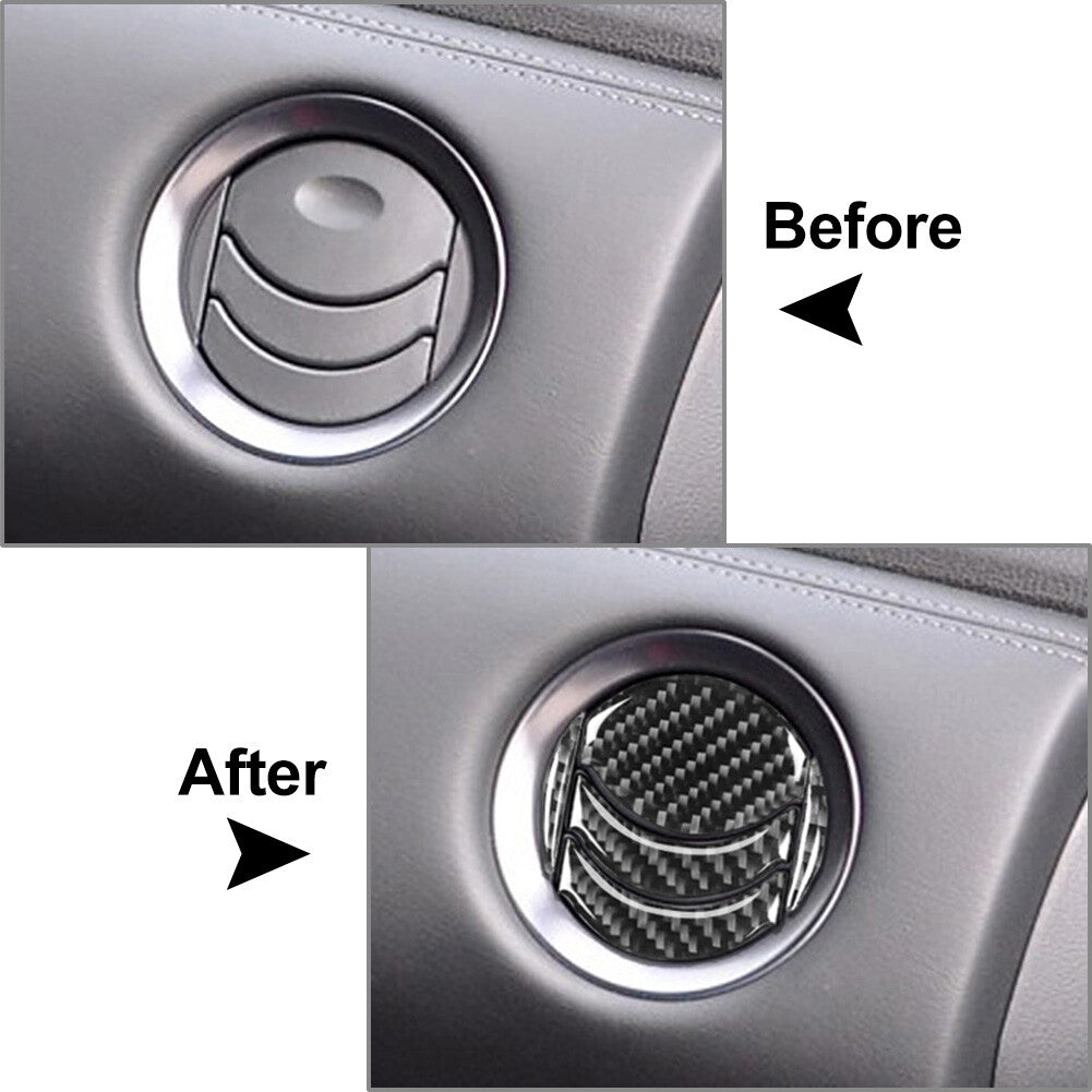 Car Central ControlAir Vent Outlet Cover Trim for Nissan GTR R35 2008-2016 09