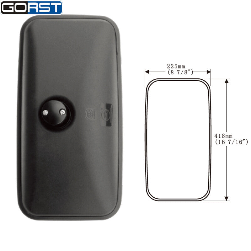 Automotive styling reflector rearview mirrors suitable for Sitaier heavy trucks