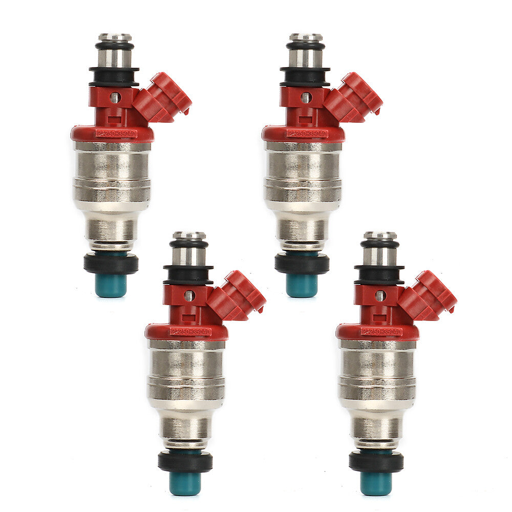 4PCS Fuel Injector Fits for Toyota Pickup 1989 1990 1991 SR5 2.4L 23250-35040