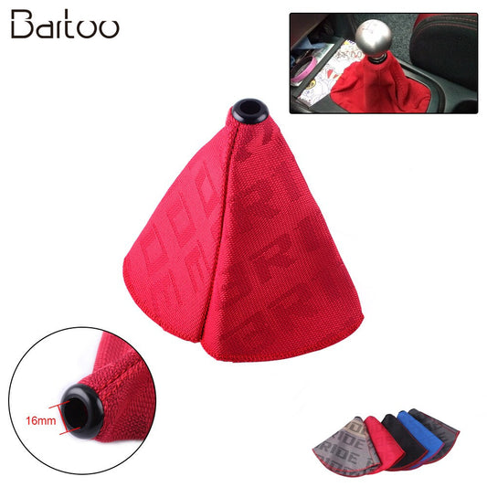 Shifter Boot Cover Racing Hyper Fabric Shift Knob MT/AT Stitches