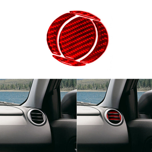 Red Carbon Fiber Passenger Side Air Vent Trim for Suzuki Grand Vitara 2006-2013