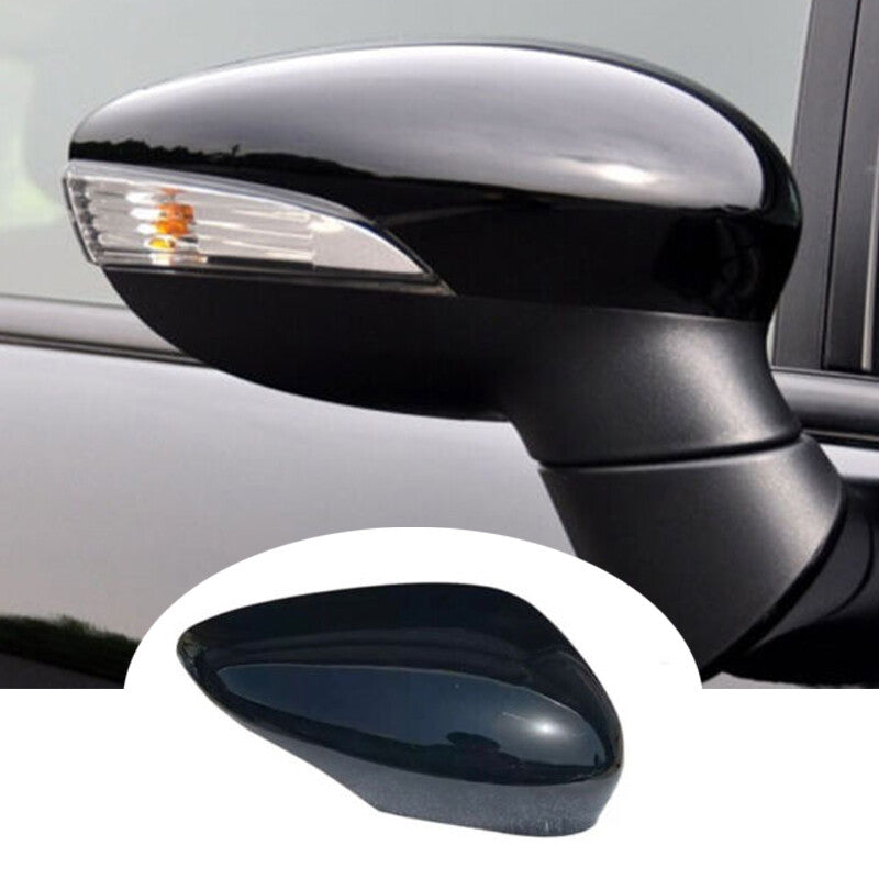 For 2009-16 for Ford Fiesta Rear View Side Mirror Housing Black Right Side auto
