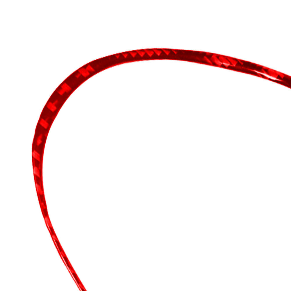 Red Carbon Fiber Speedmeter Accent Outer Frame Cover for Chevrolet Sonic 2012-16