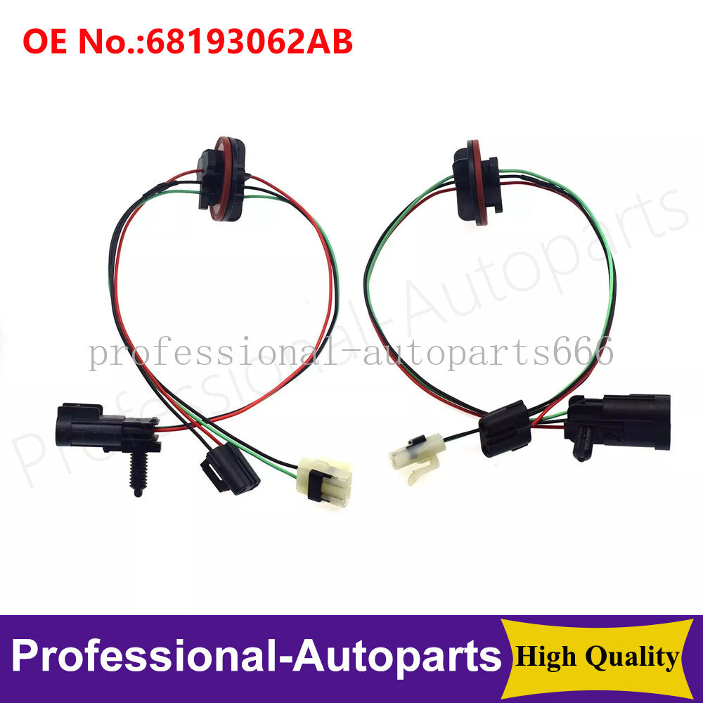 Left/Right Headlight Lamp Wiring Harness for Dodge for Ram 1500 2500 Quad Halogen
