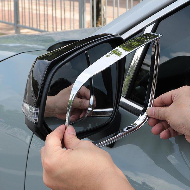 for Toyota Grand Highlander 2024 Side Rear Mirror Rain Eyebrow Cover Trim 2PCS