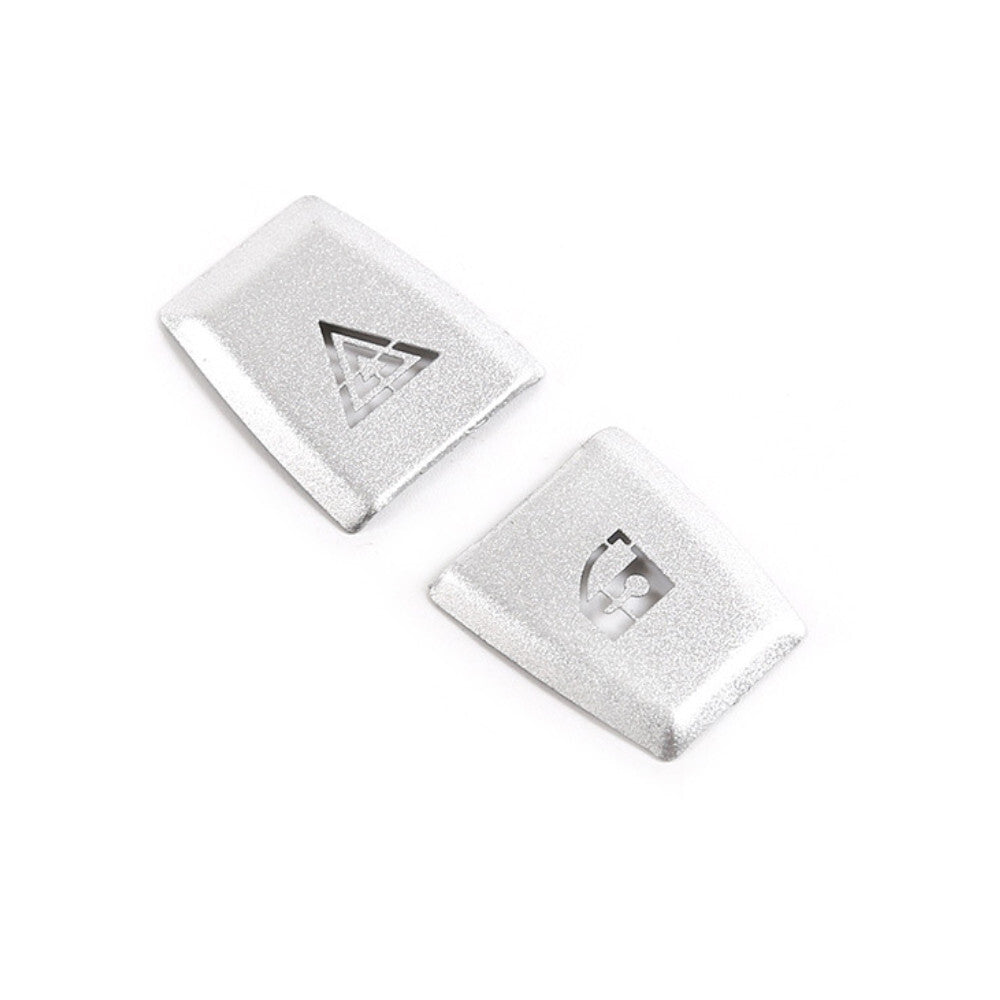 Alloy Control Warning Light Switch Locking Button Cover for BMW X3 E83 2006-2010