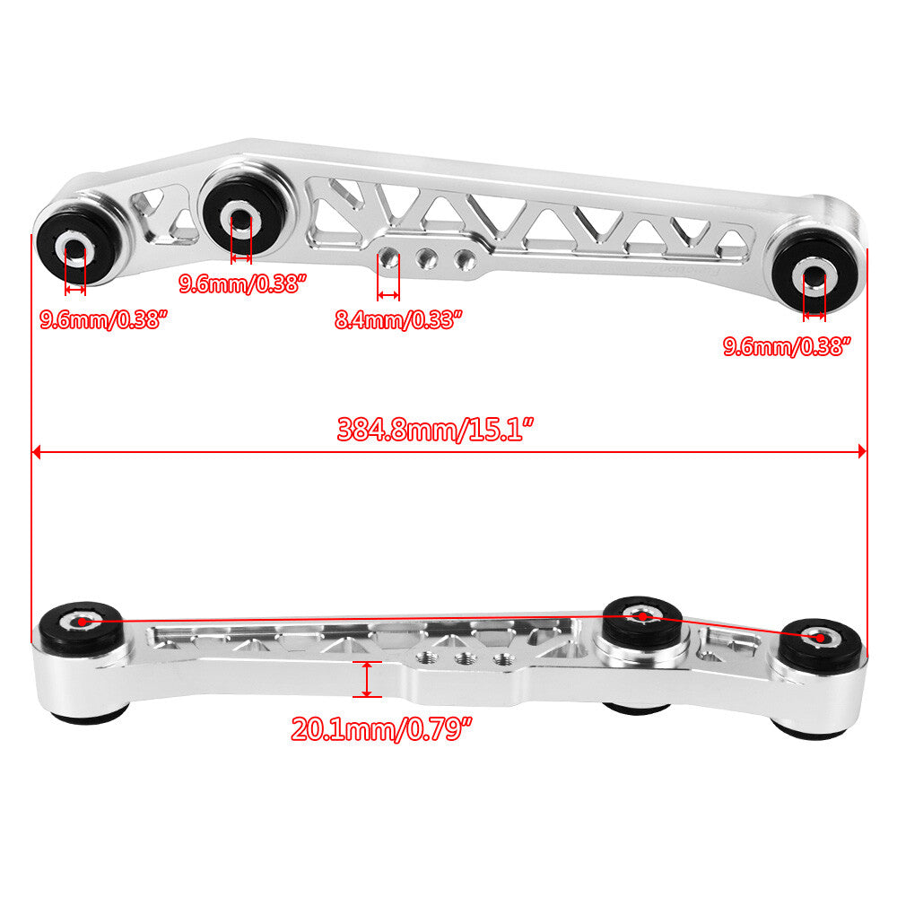 Lower Control Arm + Subframe Brace For 92-98 for Honda for Civic CRX Del-Sol 94-01 for Acura