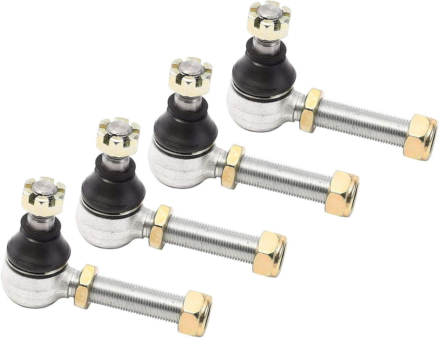 4-piece ball joint 12mm tie rod end for 150cc and 250cc four-wheeled bicycles, all-terrain vehicles, dune buggies, go-karts