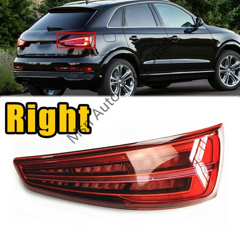 Right LED Rear Tail Light Brake Signal Lamp With Rhythm for Audi Q3 2016-2019