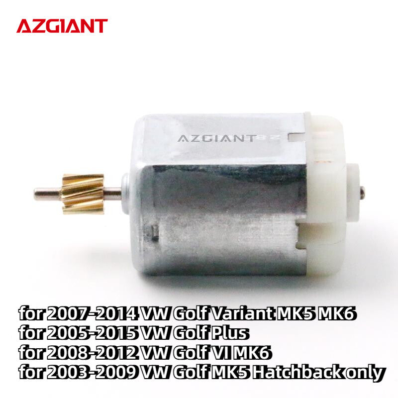 Rear door lock motors are compatible with for Volkswagen for Golf variants MK5, MK6/Plus/VI, and MK6/MK5 hatchbacks only.