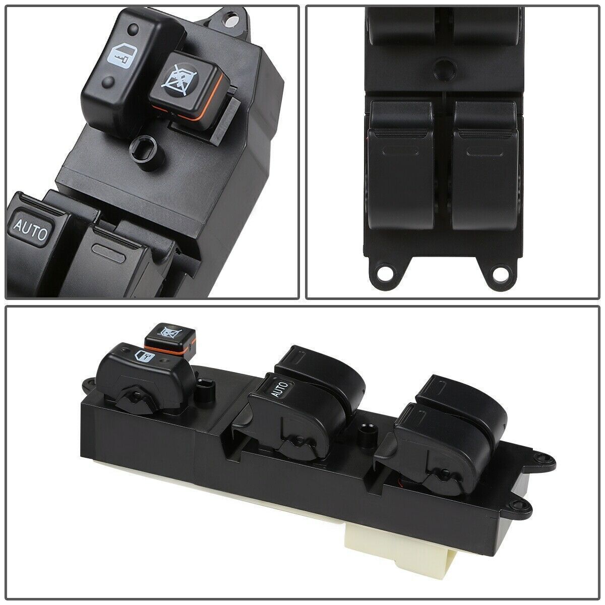 For 1997-2001 for Toyota for Camry for Corolla Driver Side Master Power Window Switch Black
