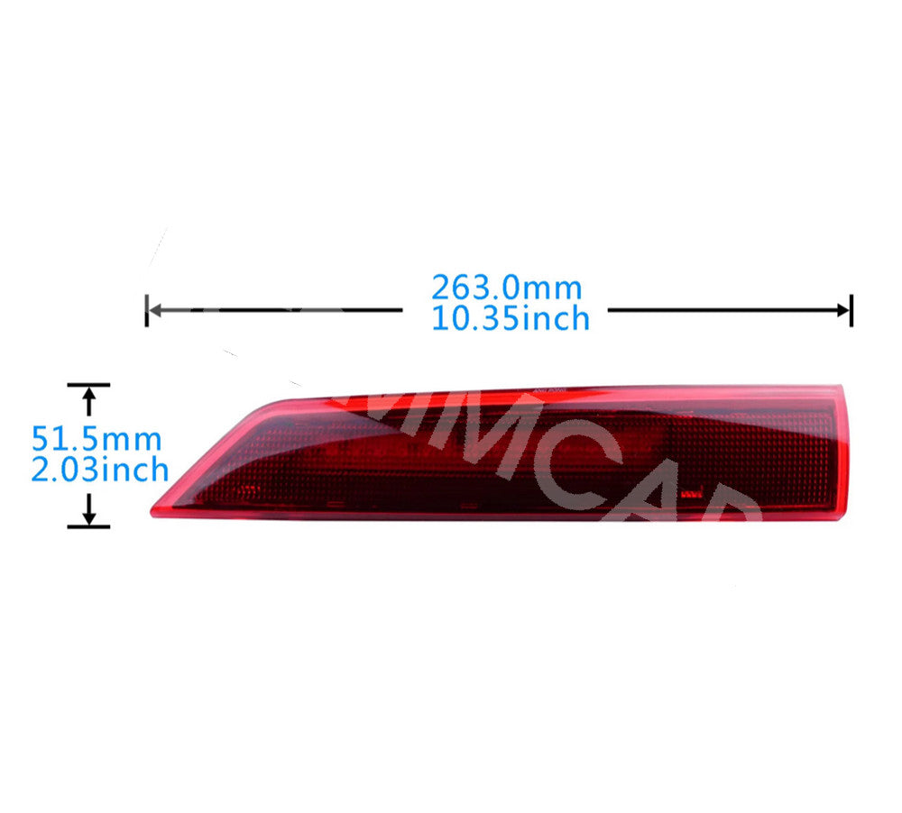 Fit for Ford Transit 2012-2021 Car Stop Light LED Rear High Level Stop Lamp Trim
