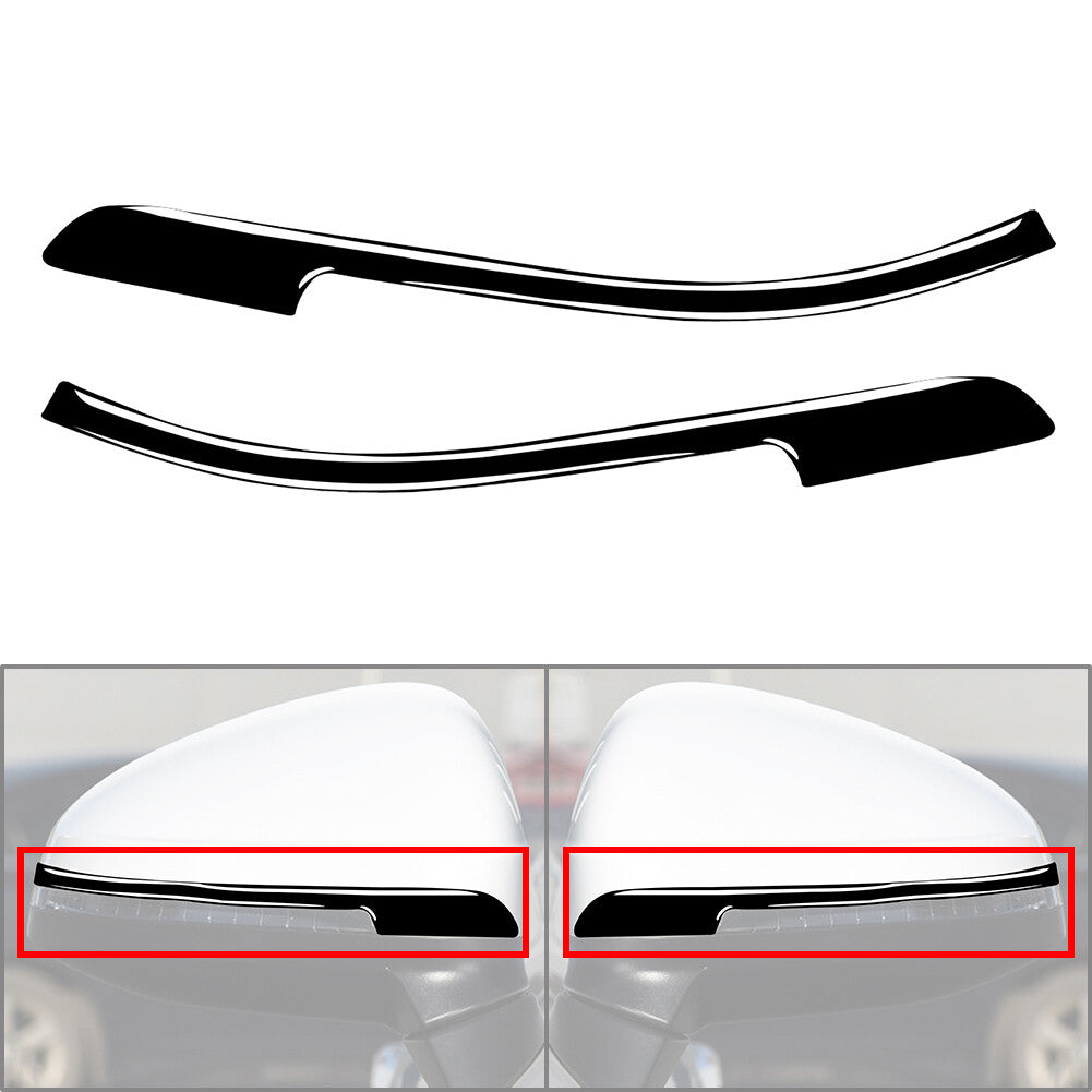 Rearview Mirror Anticollision Strip Cover Trim FITS for Audi A4 B9 S4 RS4