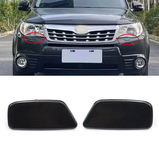 1 Pair for Subaru Forester SH 2009-2012 HeadLamp Washer Spray Nozzle Cover Cap