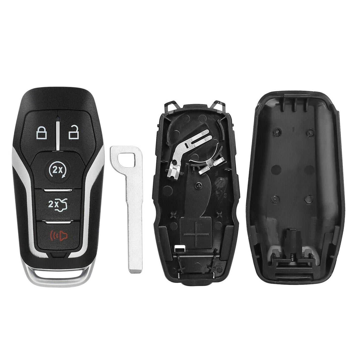 Remote Key Fob Shell Case Replacement for FORD F150 2015-2017 F250 F350 F450